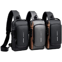 Bennort Anti-Theft Sling Chest Bag For Men's & Women's Waterproof Backpack Cross Body With Usb Charging Port For Travel | Hiking Jogging Gym Picnic Daily Use, Multicolor