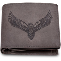 Urban Forest Zeus Vintage Grey Leather Wallet For Men