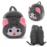 Frantic Kids Soft Animal Cartoon Travelling School Bag Soft Plush Backpacks Boys Girls Baby For 2 To 5 Years Baby/Boys/Girls Nursery, Preschool, Picnic(Greyswitchi),20 Litres