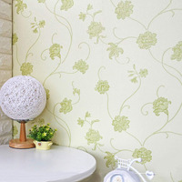 Wolpin Wall Stickers Pvc Wallpaper For Home Diy Green Vines Waterproof Decals (45 Cm X 10 M) Self Adhesive, Green
