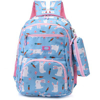 Tinytot School Bag For Girl - 26Litre, 18 Inches, Durable & Sleek Waterproof Tuition Bag For Girls, Skyblue School Backpack, Picnic & Travel Bag, College Bag For Girls