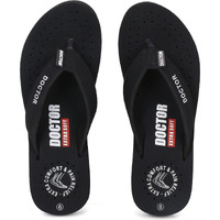 Doctor Extra Soft Women's Care Orthopaedic Diabetic Comfortable Mcr Flip-Flop Slippers D-16-Feelgood-Black-8Uk