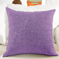 Khooti Jute Cushion Cover, 12 X 12 Inches / 30 X 30 Cm (Onion)(Pack Of 2)