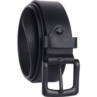 Hammonds Flycatcher Genuine Leather Belt For Men, Formal Belt For Men, Mens Belt Adjustable Up To 46 Inches, 1.5 Inch Width, Zinc Casted Buckle, Stylish Casual Belt For Men - Black