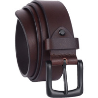 Hammonds Flycatcher Genuine Leather Belt For Men, Formal Belt For Men, Mens Belt Adjustable Up To 46 Inches, 1.5 Inch Width, Zinc Casted Buckle, Stylish Casual Belt For Men - Brown