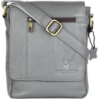 Wildhorn Leather Sling Messenger Bag For Men I Multipurpose Crossbody Bag I Travel Bag With Adjustable Strap I Idimension: L- 8 Inch H- 10.5 Inch W- 2.75 Inch