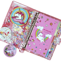 Funblast 13 In 1 Diy Unicorn Diary For Girls, Unicorn Notebook For Girls With Pen, Unicorn Kit For Girl, Unicorn Return Gift For Girl, Kid Diary Unicorn - Diy Diary For Kids/Girl, 40 Pages, Multicolor