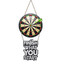 Artvibes Dart Board Printed Wooden Wall Hanging With Quotes For Home Decor | Office | Gifts | Living Room | Bedroom | Wooden Decorative Items | Modern Decoration | Wall Art Paining(Wh_5703N)