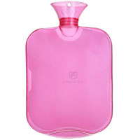 Force24 Transparent Hot Water Bag For Pain Relief (Pink)
