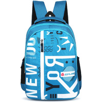 Zipline Unisex Casual Polyester 36 L Blue Backpack School Bag Women Men Boys Girls College Bag