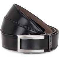 Hornbull Riga Black Leather Belt For Men | Mens Belt Autolock | Formal And Casual Leather Belt For Men
