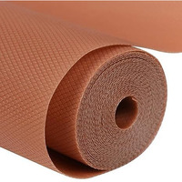Kayjen (30 Cm X 3 M) Eva Useful And Multipurpose Anti Slip Mat/Sheet For Fridge, Kitchen, Drawer, Shelf Liner, Brown,Eva
