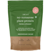 Cosmix No-Nonsense Plant Protein | 24G Protein/Serve | Indonesian Cacao | Organic Pea & Rice Isolate | Vegan Protein | Easy To Digest | All Essential Amino Acids - 500G