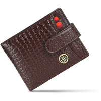 Hammonds Flycatcher Wallet For Men Leather Original, Men Wallet, Leather Wallet For Men Stylish, Mens Wallet Leather, Wallets For Man, 5 Card Slots, Purse For Men Branded, Gift For Men - Croc Brown