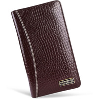 Hammonds Flycatcher Genuine Leather Passport Cover For Men, Passport Cover For Women, Rfid Passport Holder For Men Travel Accessories For Men, Passport Bag For Men, 7 Atm Card Slots - Croc Brown