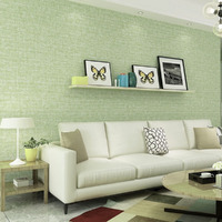 Wolpin Wall Stickers Wallpaper Green Wood Grain (45 Cm X 10 M) Look Modern Living Room Embossed Self Adhesive, Green