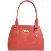 Fostelo Women's Vegan Leather Birdie Handbags Shoulder Hobo Bag Ladies Purse (Red) (Large)