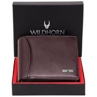 Wildhorn Rfid Protected Leather Wallet For Men, Brown