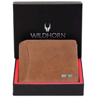 Wildhorn Leather Wallet For Men, Tan Hunter,(Pack Of 1)