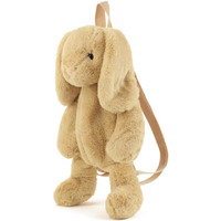 Frantic Kids Soft Animal Cartoon Travelling School Bag Soft Plush Standard Backpack Boys Girls Baby For 2 To 5 Years Baby/Boys/Girls Nursery, Preschool,Picnic, 10 Liter