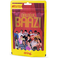 Dring Dialogue Baazi - The #1 Bollywood House Party Game For Friends (100 Cards, Multicolour) | Movie Quest, Dumb Charades, Film Card Game For Adults | Perfect For Birthday, Bachelor & Gifting |