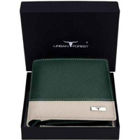 Urban Forest Seattle Green/Sand Leather Wallet For Men