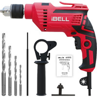 Ibell Impact Drill Id13-75, 650W, Copper Armature, Chuck 13Mm, 2800 Rpm, 2 Mode Selector, Forward/Reverse With Variable Speed