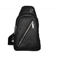 Handcuffs Sling Crossbody Bag For Men, Stylish Chest Shoulder Bag For Men & Women, Adjustable Strap For Commuting Travel Outdoor Activities (Black)