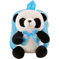 Frantic Kids Soft Animal Cartoon Travelling School Bag Soft Plush Standard Backpack Boys Girls Baby For 2 To 5 Years Baby/Boys/Girls Nursery, Preschool, Picnic(Fullbody_Skypanda), Medium, 10 Liters