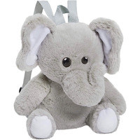 Frantic Kids Soft Animal Cartoontravelling School Bag Soft Plush Backpacks Boys Girls Baby For 2 To 5 Years Baby/Boys/Girls Nursery, Preschool, Picnic(Fullbody_Grey_Jamie_Elephant), 10 Liter