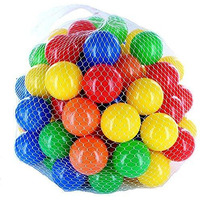 Eevovee - Softy Non Toxic Plastic Pool Softball For Kids, 8Cm (Big Size), (24Pcs), Multi