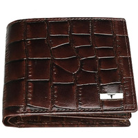 Urban Forest Carl Printed Brown Leather Wallet For Men