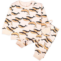Ariel Cotton Fleece Clothing Sets For Boys & Girls - Unisex Winter Clothing Sets Full Sleeve T-Shirt & Pant