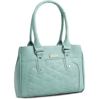Fostelo Women's Vegan Leather Paulie Handbags Shoulder Hobo Bag Ladies Purse (Light Grey) (Large)