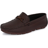 Mactree Brown Synthetic Leather Loafers Shoes For Men - 7 Uk