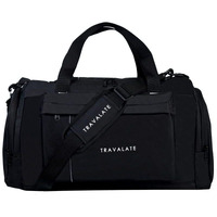 Travalate Travel Duffle Luggage Bag Organizer | Multi Pocket Ultra-Light| Polyester 45 Lt| Men And Women | 21 X 09 X 11 Inch |Black, 22.86 Cm
