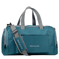 Travalate Travel Duffle Luggage Bag Organizer | Multi Pocket Ultra-Light| Polyester 45 Lt| Men And Women | 21 X 09 X 11 Inch | Sea Green, 22.86 Cm