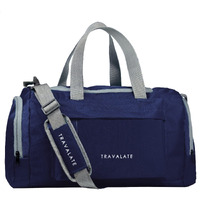 Travalate Travel Duffle Luggage Bag Organizer | Multi Pocket Ultra-Light| Polyester 45 Lt| Men And Women | 21 X 09 X 11 Inch |Navy Blue, 22.86 Cm