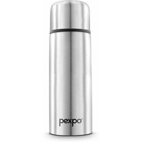 Pexpo Flip Pro Hot & Cold | 750 Ml Vacuum Insulated Stainless Steel Flask| Silver |Steel Bottle|Thermoflask|Leak Proof|Travelling|School & Trekking|Office|Gym