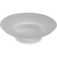 Pure Source India Glass Soap Dish For Bathroom Or Kitchen, (3.25 Inch - 3 Pieces)