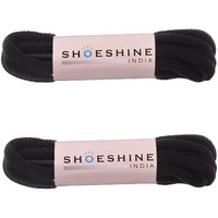 Shoeshine Shoe Lace Black Sneaker Shoelace Sport Shoe Lace For Men & Women Sport Sneaker Gym Running & Casual Shoes - 2 Pairs (4 Pcs)