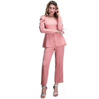 Siril Co Ord Set For Women | Co Ord Set For Women Stylish | 2 Piece Co-Ord Set | Travel Co Ord Set For Women | Office Wear Cord Set For Women (485Tk10672-Xl_Peach)