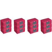 Acnos Premium Brand Metalic Pink Design Pink Chain 12 Piece Non Woven Large Size Saree Cloth Cover Set Pack Of 12