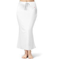 Trendmalls Women's Polyester Spandex Saree Shapewear Petticoat For Women, Cotton Blended,Petticoat,Skirts For Women,Shape Wear Dress For Saree Shaper White