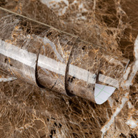 Nareval Wallpaper For Kitchen Kitchen Wallpaper Oil Proof Waterproof Furniture Kitchen Wallpaper Self Adhesive Wallpaper Marble Wallpaper (Size 60 * 200 Cm) (Dark Coffee J1)