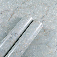 Nareval Gray Wallpaper Gray Marble Wallpaper Kitchen Wallpaper Gray Marble Wallpaper Marble Wallpaper Granite Paper Gray Furniture Self Adhesive Wallpaper Kitchen Wallpaper ( Size 60*200 Cm) (Gray Marble J3)