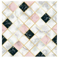 Nareval Wall Papers For Home Self Adhesive Wallpaper Adhesive Wallpaper Kitchen Waterproof Wallpaper Oil Proof Waterproof Marble Wallpaper (Size 60 * 200 Cm) (Pink And Black J4)
