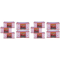Acnos Premium Metalic Red Design White Chain 10 Piece Non Woven Large Size Cloth Cover Set Pack Of 10