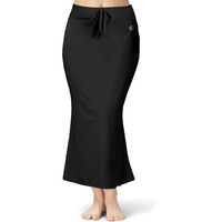 Trendmalls Women's Polyester Spandex Saree Shapewear Petticoat For Women, Cotton Blended,Petticoat,Skirts For Women,Shape Wear Dress For Saree Shaper Black