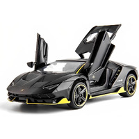 Sky Tech Lamborghini Car Toy Die-Cast Metal Car Model Car Pull Back Car Super Car With Openable Doors With Sound And Light For Birthdays Gift Party Decorations Great For Kids Boys Girls 1:32 Scale